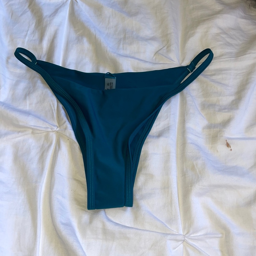 Bikini bottoms teal color